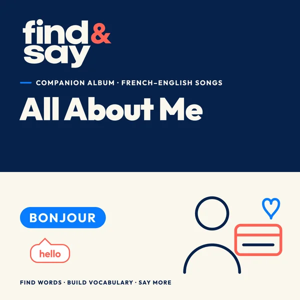 Album cover: All About Me, Find & Say companion album