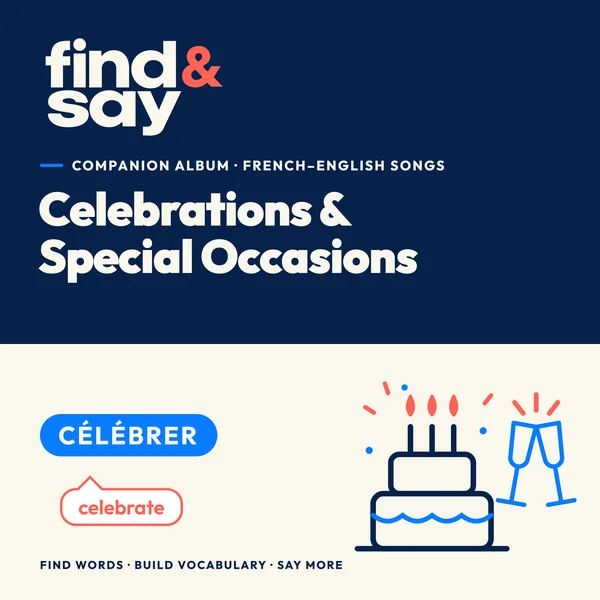 Album cover: Celebrations & Special Occasions, Find & Say companion album