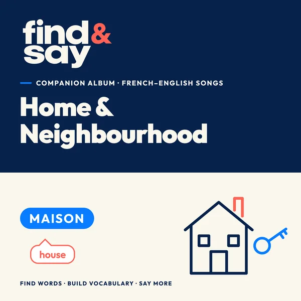 Album cover: Home & Neighbourhood, Find & Say companion album