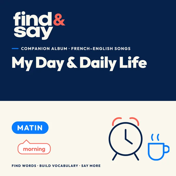 Album cover: My Day & Daily Life, Find & Say companion album