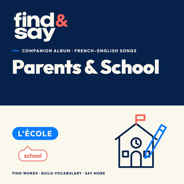 Album cover: Parents & School, Find & Say companion album