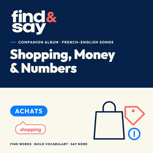 Album cover: Shopping, Money & Numbers, Find & Say companion album